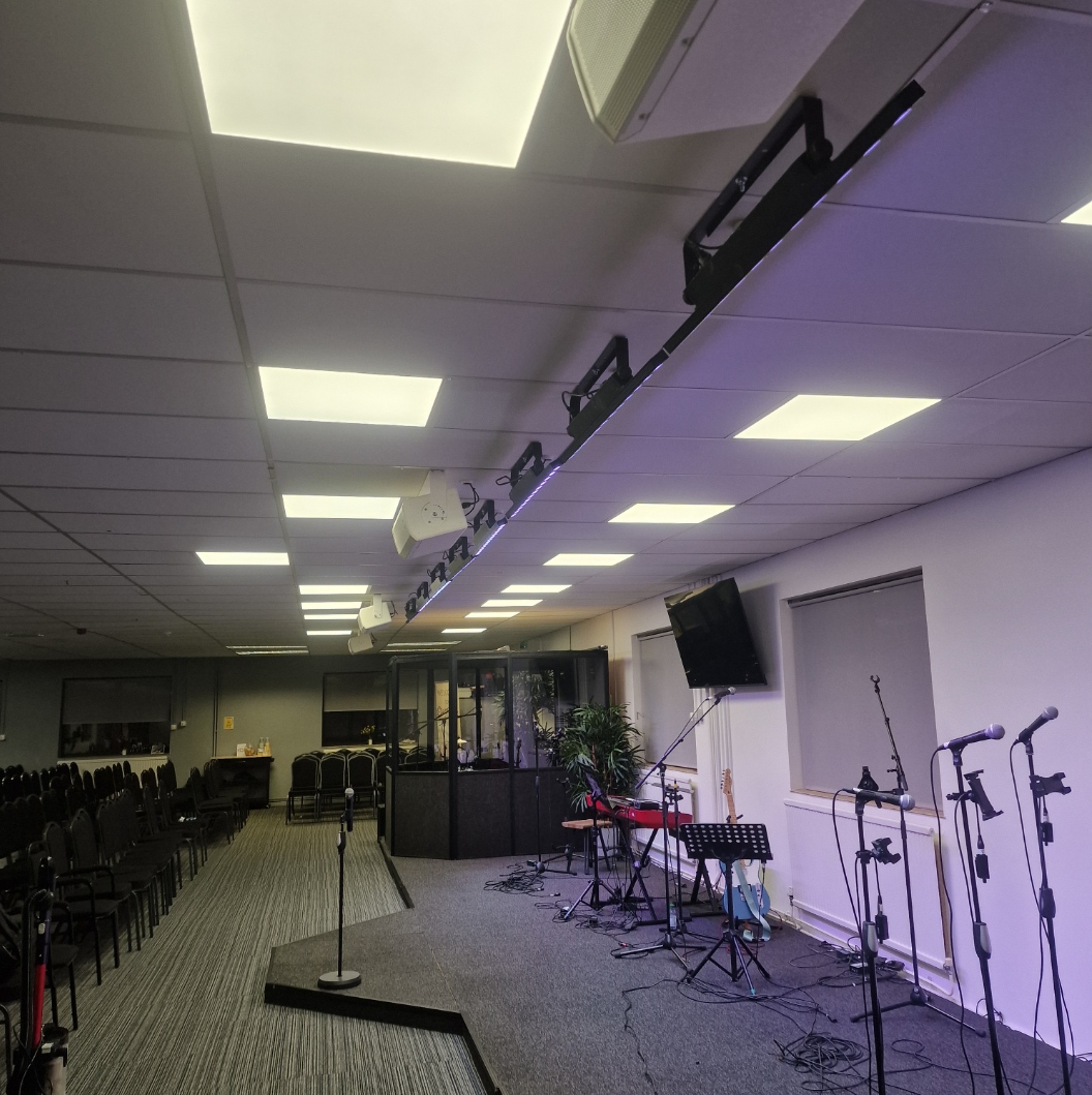 Audio & Lighting installation 1